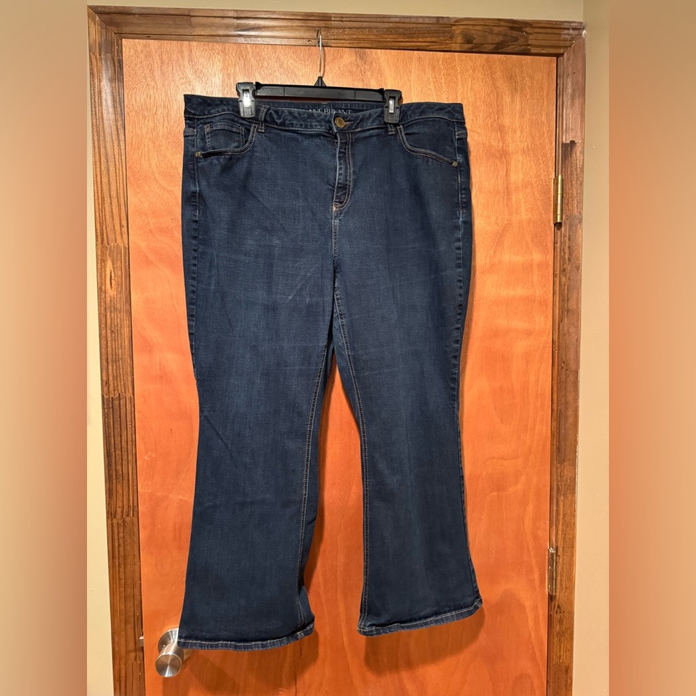 Lane Bryant Mid Rise Boot Cut Jeans 22 Short